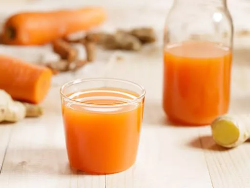 Carrot and apple juice