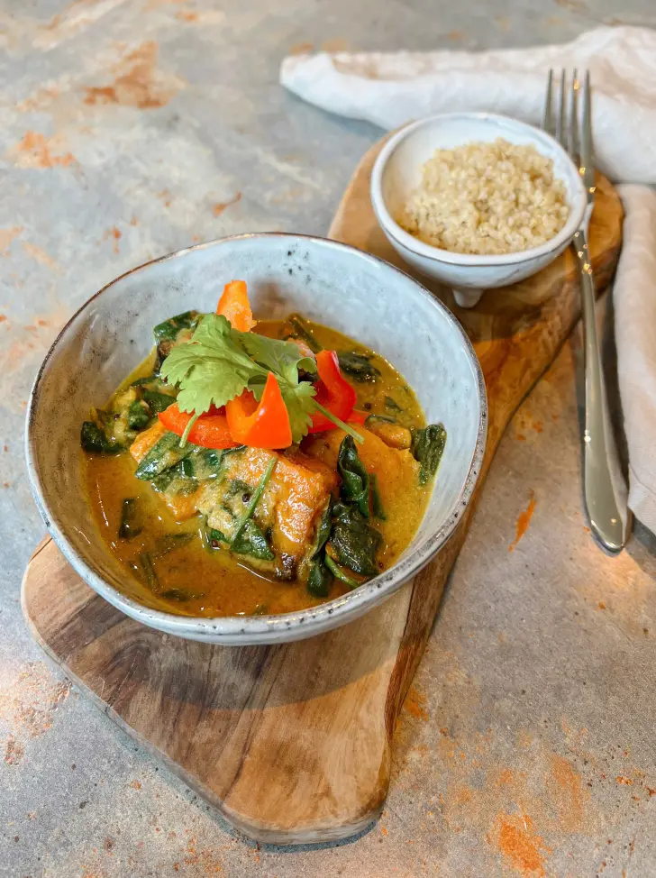 Healthy plant based meal to support gut health