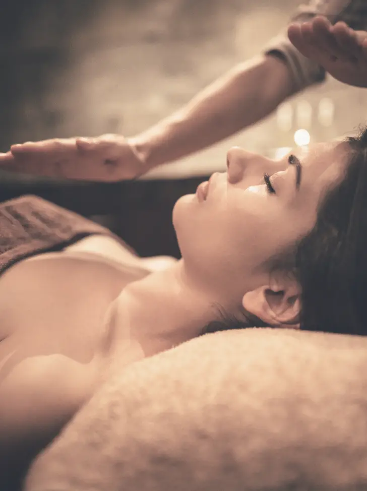 Women having Reiki Healing Therapy at Homefield Grange
