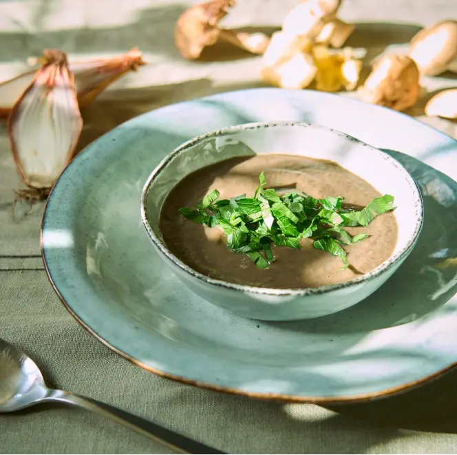 Vegan mushroom soup