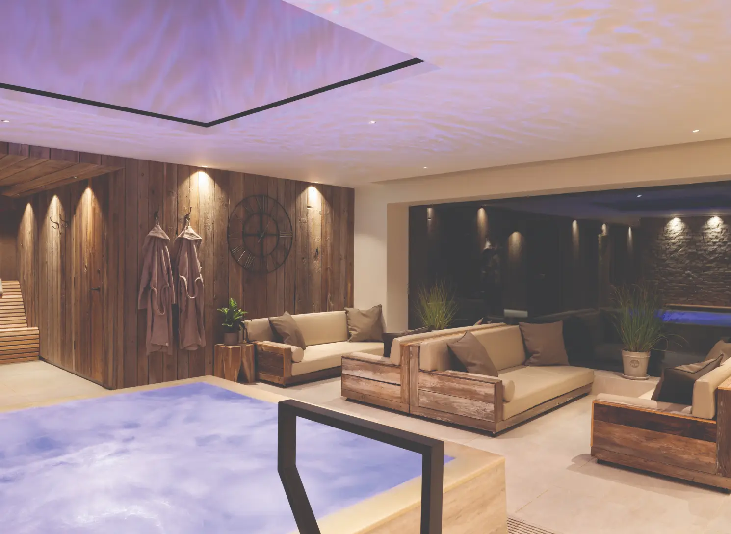 Living Well Spa facilities for corporate wellness retreats at Homefield Grange