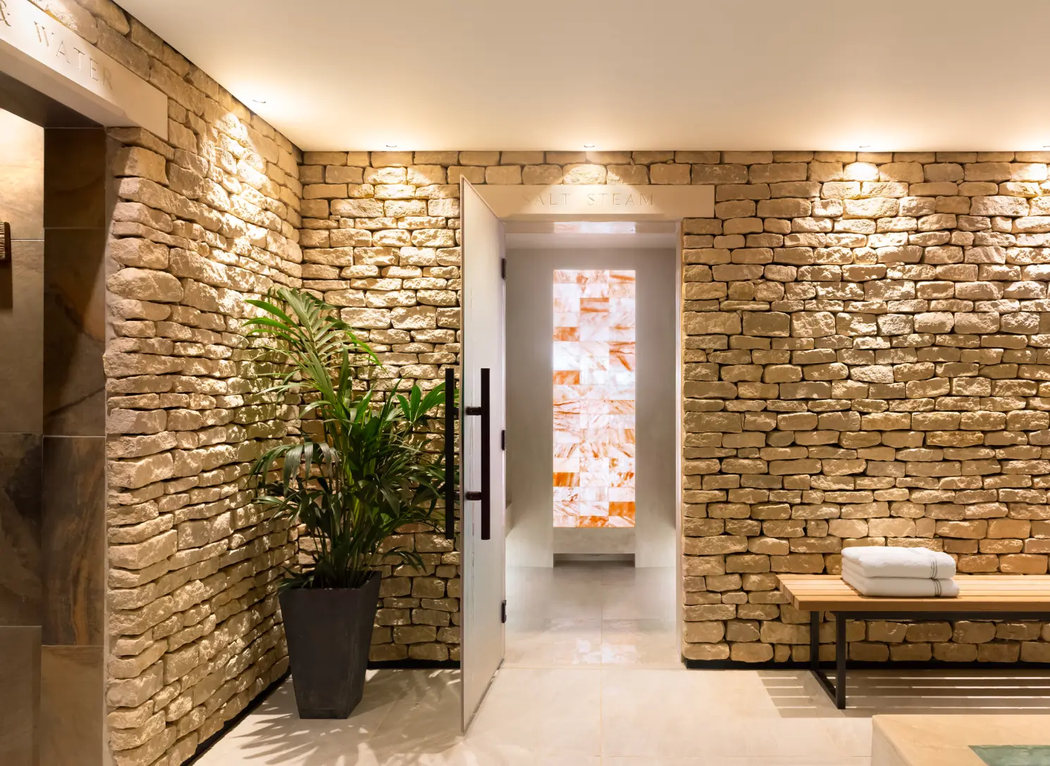 Living Well Spa sat steam room at Homefield Grange for private retreat hire