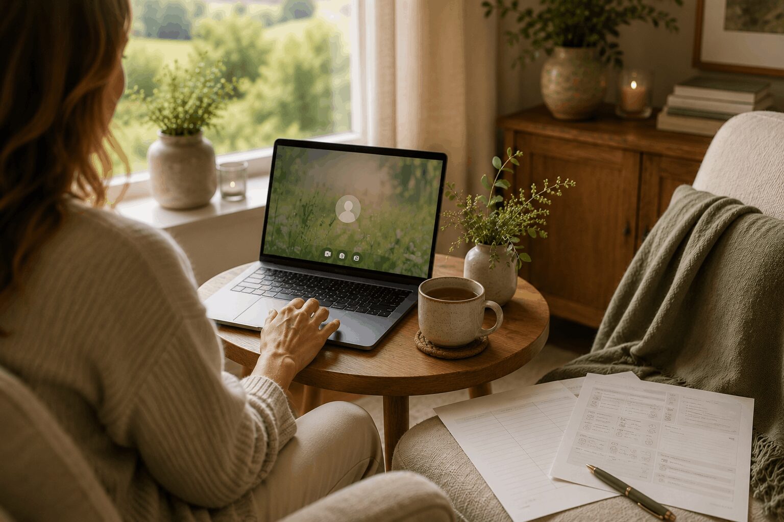 Wellness Coaching Zoom Call