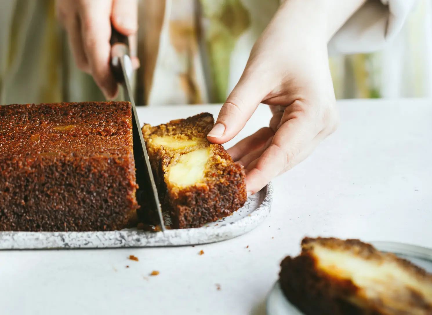 Homefield ginger apple cake